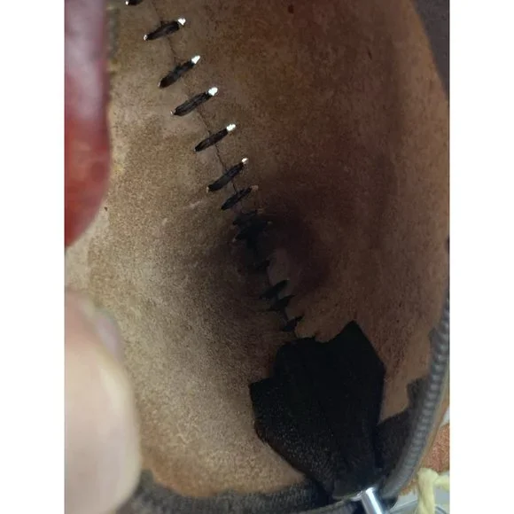 Dog Puppy Wristlet Purse Hawaiian Lei Zipper Brown Leather Small Child Travel - Picture 4 of 6